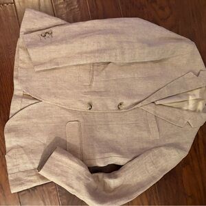 Massimo Dutti Beige Blazer